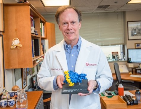 Dana-Farber scientist William Kaelin Jr., MD, after being awarded the 2019 Nobel Prize in Physiology or Medicine