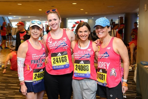 Four runners for Dana-Farber at the 2024 Boston Marathon