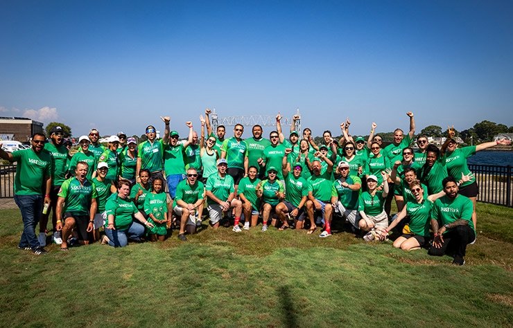 M&T Bank team at the Pan-Mass Challenge
