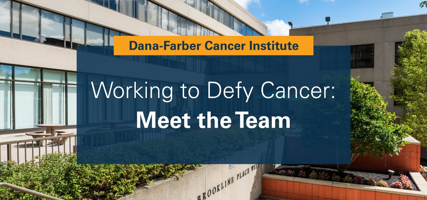 Working to Defy Cancer: Meet the Team graphic