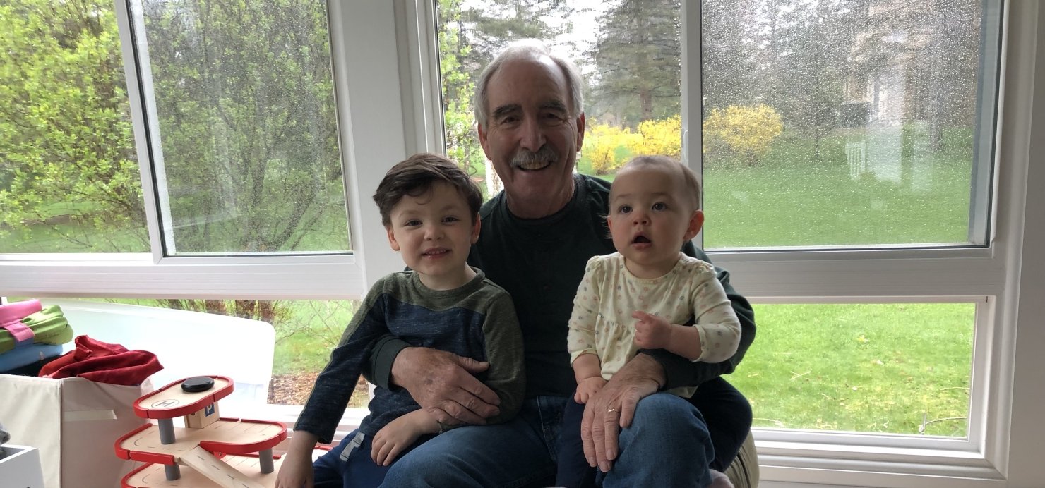 Fred and two grandchildren