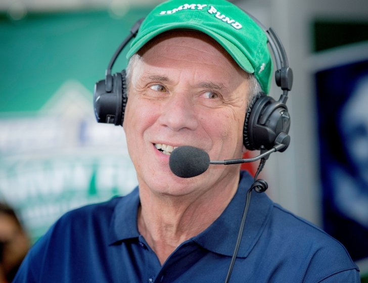 Larry wearing a headset at a past Radio-Telethon