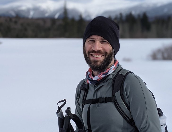 Robby West cross-country skiing