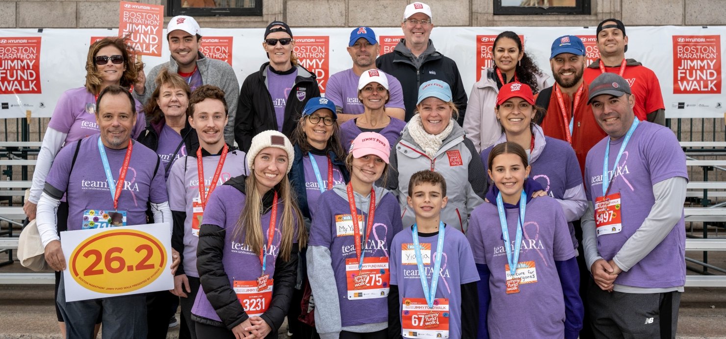 Team Tara at the Jimmy Fund Walk