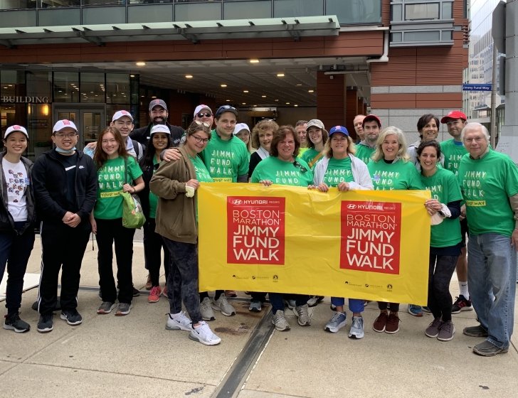 Team photo at the Jimmy Fund Walk