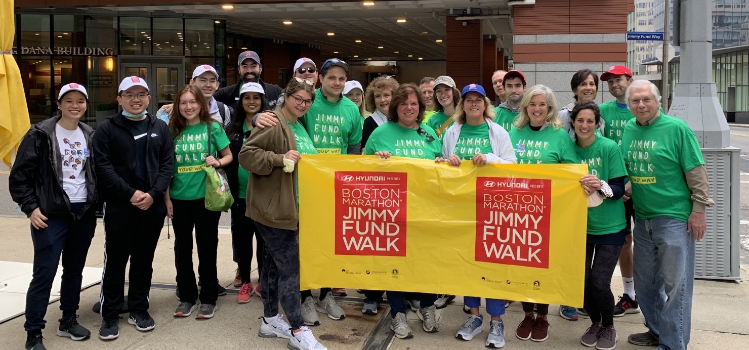 Team photo at the Jimmy Fund Walk
